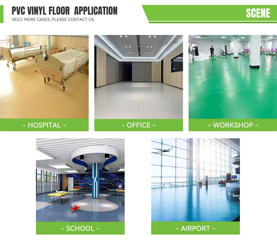PVC Waterproofing Flooring for Floor Vinil Tarkett Panel Vinly